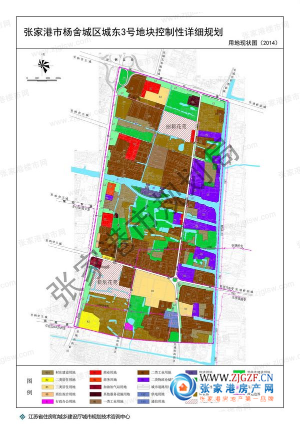 《张家港市杨舍城区城东3号地块控制性详细规划》获市政府批准的公告