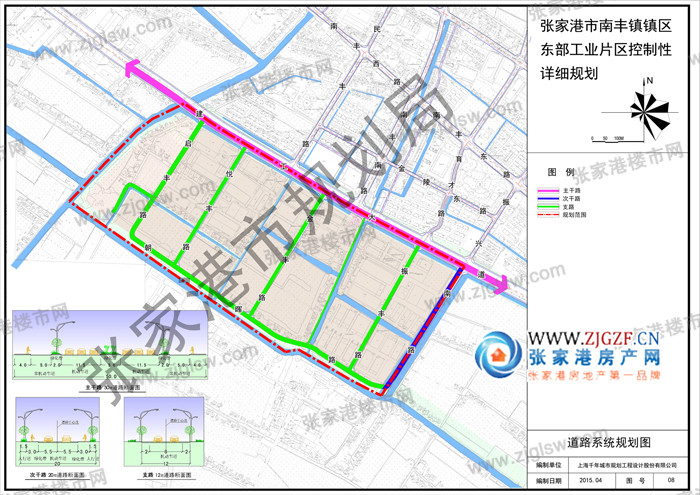 张家港市南丰镇镇区东部工业片区控制性详细规划报批前公告